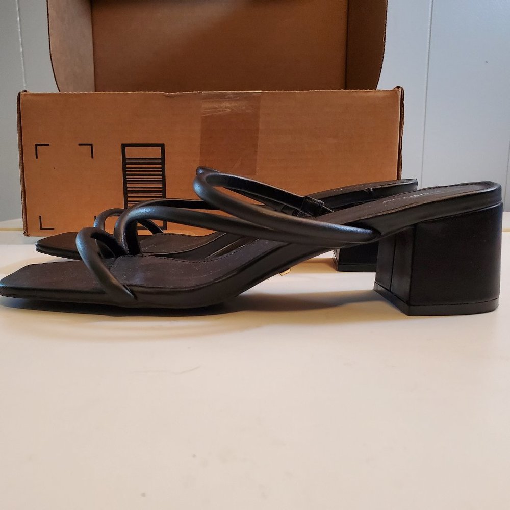 Vodvob Strappy Square Toe Heeled Sandals Size 10